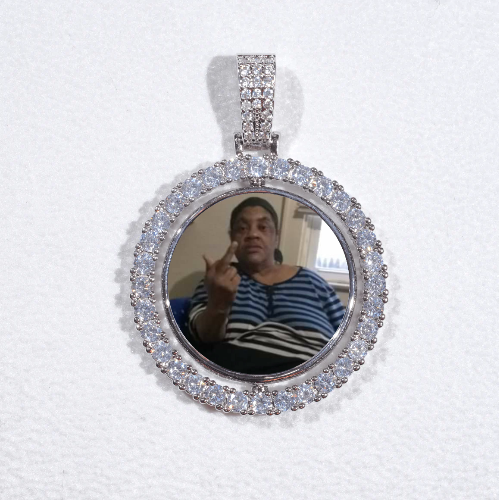 3D Spinning 2-Faced Custom Picture Pendant