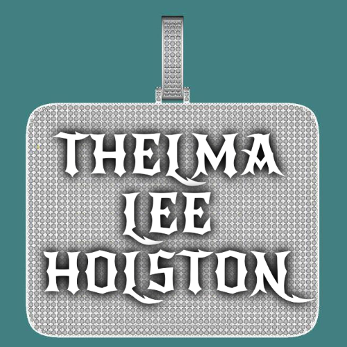 CUSTOM LETTER NECKLACE 3D BIG SQUARE