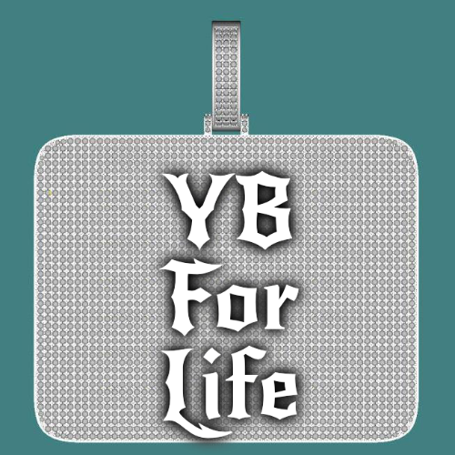 CUSTOM LETTER NECKLACE 3D BIG SQUARE
