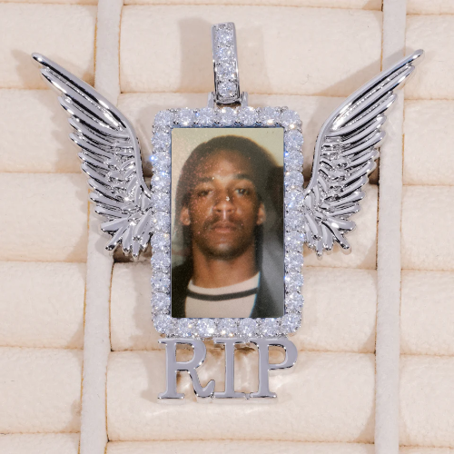 RIP WING 3D CUSTOM PICTURE PENDANT
