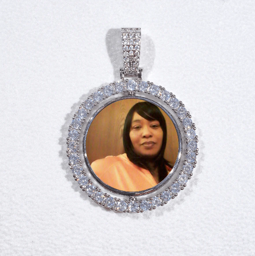 3D Spinning 2-Faced Custom Picture Pendant