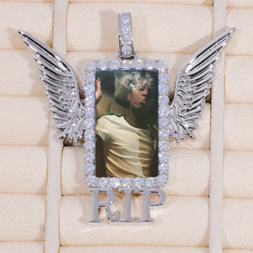 RIP WING 3D CUSTOM PICTURE PENDANT