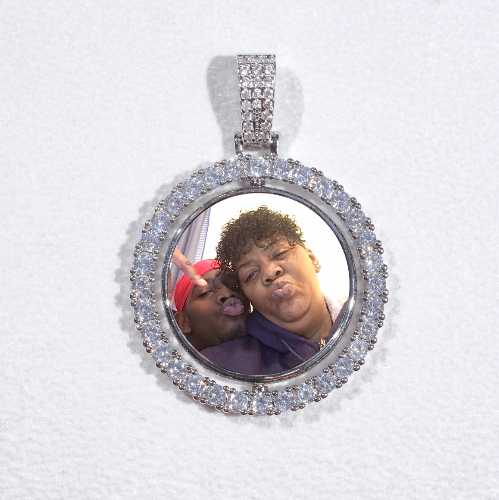 3D Spinning 2-Faced Custom Picture Pendant