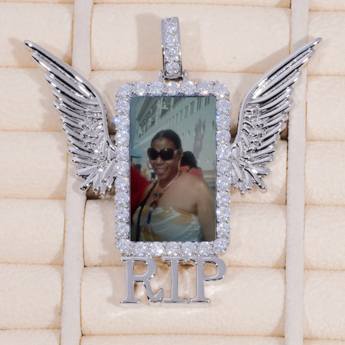 RIP WING 3D CUSTOM PICTURE PENDANT