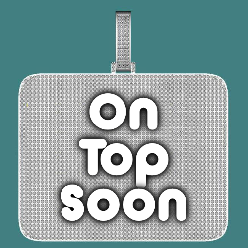 CUSTOM LETTER NECKLACE 3D BIG SQUARE