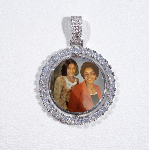 3D Spinning 2-Faced Custom Picture Pendant