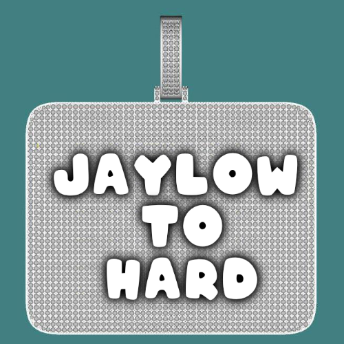 CUSTOM LETTER NECKLACE 3D BIG SQUARE