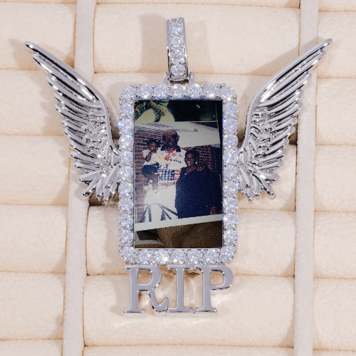 RIP WING 3D CUSTOM PICTURE PENDANT