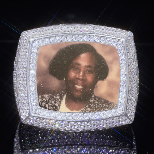 3D CUSTOM PICTURE ICED RING