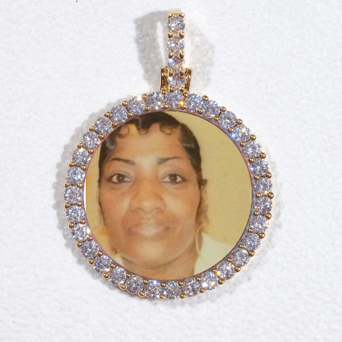 3D CIRCLE CUSTOM PICTURE PENDANT SMALL SIZE