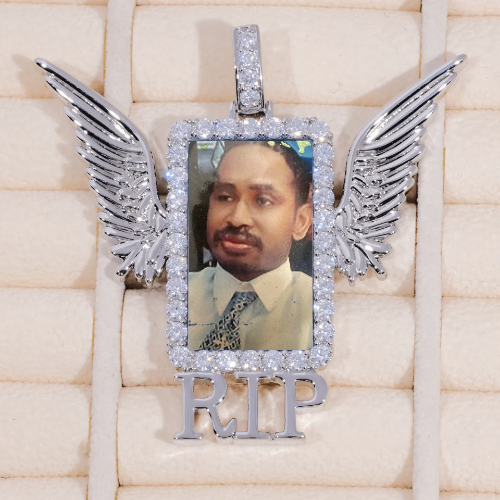 RIP WING 3D CUSTOM PICTURE PENDANT