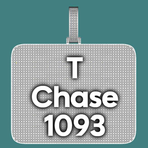 CUSTOM LETTER NECKLACE 3D BIG SQUARE