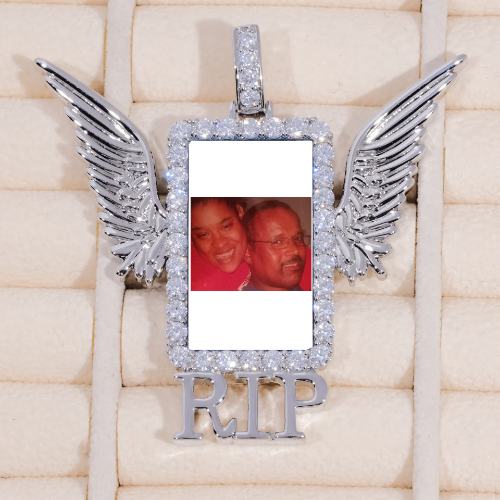 RIP WING 3D CUSTOM PICTURE PENDANT
