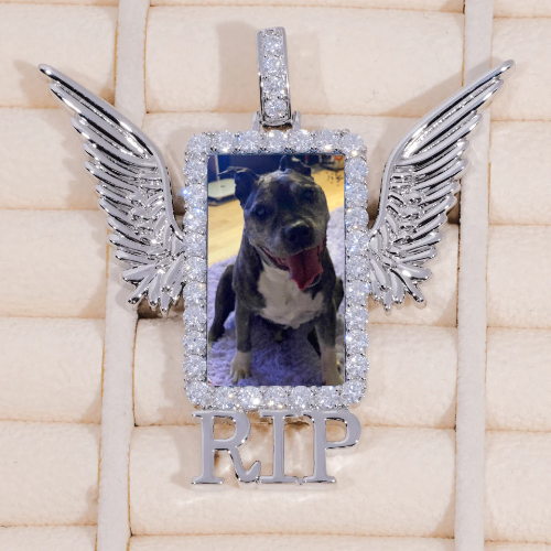 RIP WING 3D CUSTOM PICTURE PENDANT
