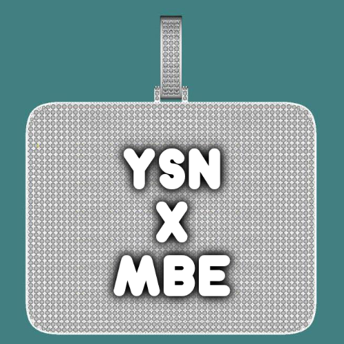 CUSTOM LETTER NECKLACE 3D BIG SQUARE