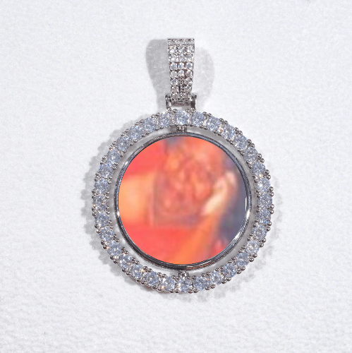 3D Spinning 2-Faced Custom Picture Pendant