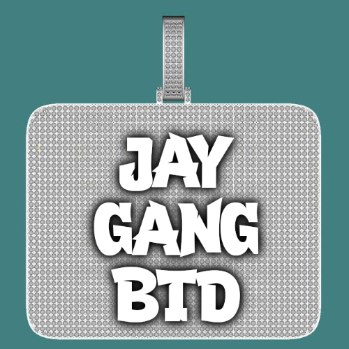 CUSTOM LETTER NECKLACE 3D BIG SQUARE