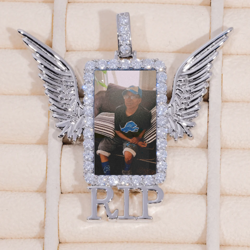 RIP WING 3D CUSTOM PICTURE PENDANT