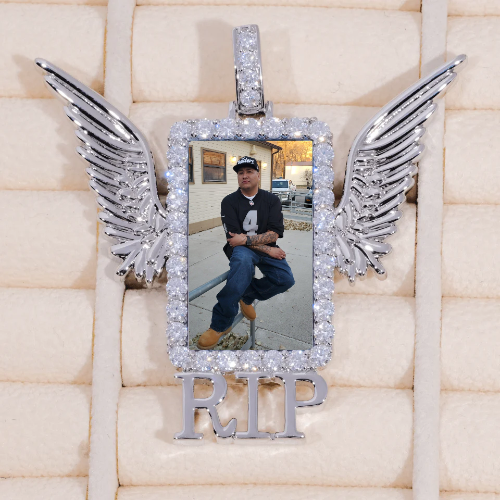 RIP WING 3D CUSTOM PICTURE PENDANT