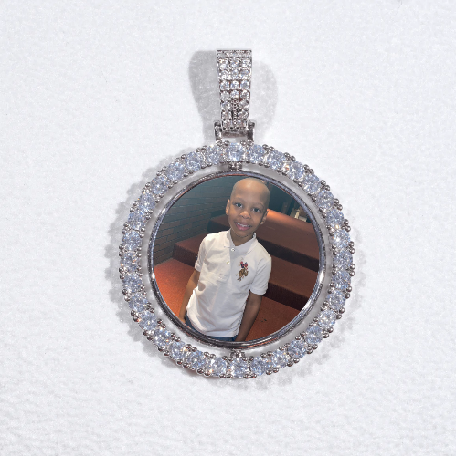 3D Spinning 2-Faced Custom Picture Pendant