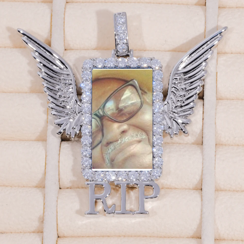 RIP WING 3D CUSTOM PICTURE PENDANT