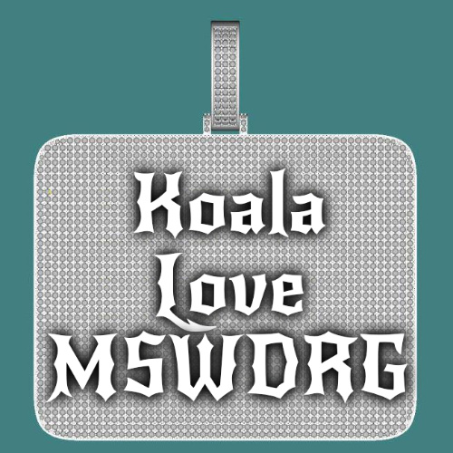 CUSTOM LETTER NECKLACE 3D BIG SQUARE