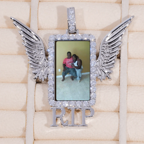 RIP WING 3D CUSTOM PICTURE PENDANT
