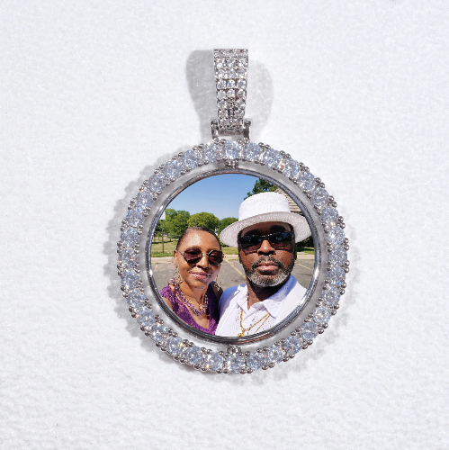 3D Spinning 2-Faced Custom Picture Pendant