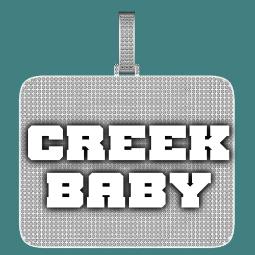 CUSTOM LETTER NECKLACE 3D BIG SQUARE