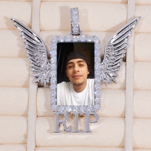 RIP WING 3D CUSTOM PICTURE PENDANT
