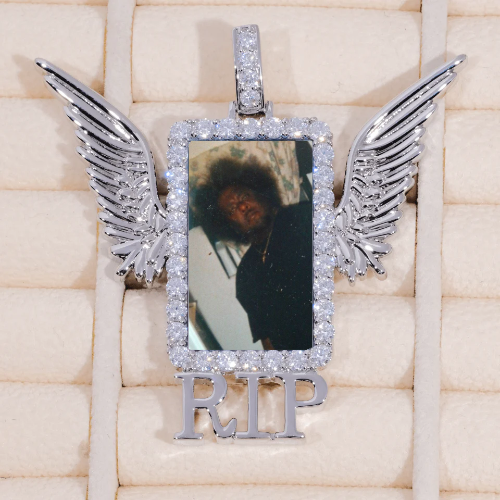 RIP WING 3D CUSTOM PICTURE PENDANT