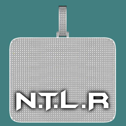 CUSTOM LETTER NECKLACE 3D BIG SQUARE