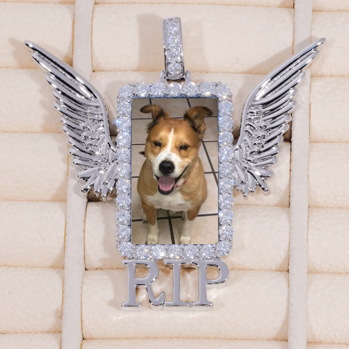 RIP WING 3D CUSTOM PICTURE PENDANT