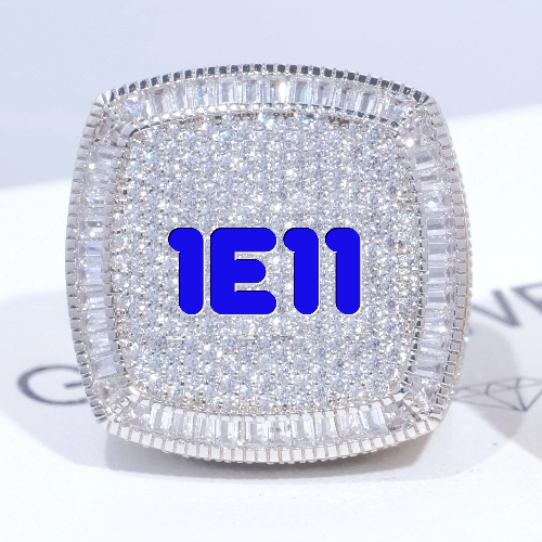 CUSTOM LETTER 3D ICED RING