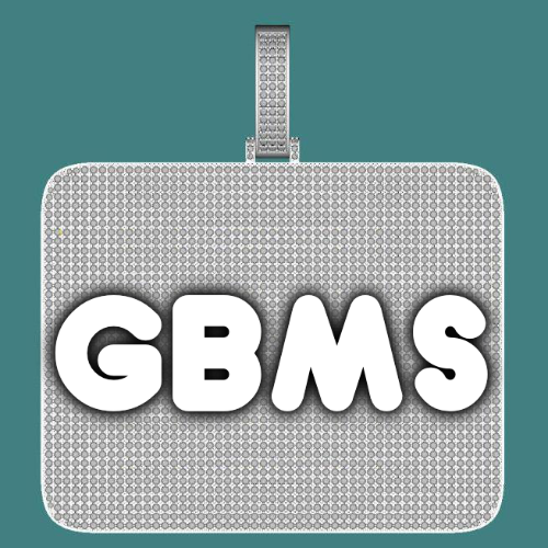 CUSTOM LETTER NECKLACE 3D BIG SQUARE