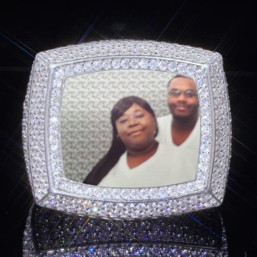 3D CUSTOM PICTURE ICED RING