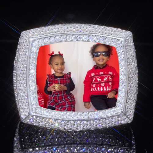 3D CUSTOM PICTURE ICED RING