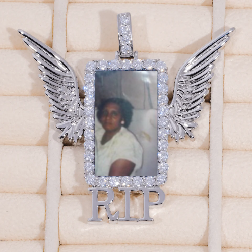 RIP WING 3D CUSTOM PICTURE PENDANT