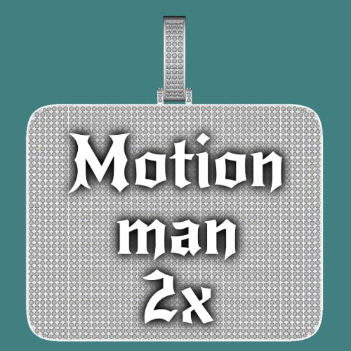 CUSTOM LETTER NECKLACE 3D BIG SQUARE