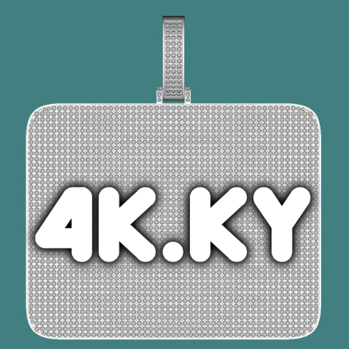 CUSTOM LETTER NECKLACE 3D BIG SQUARE