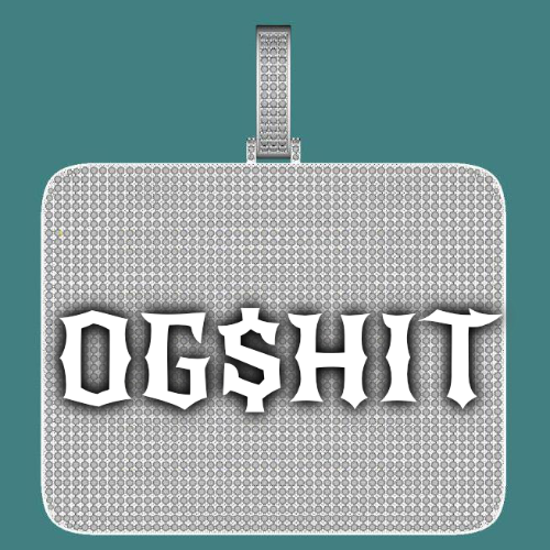 CUSTOM LETTER NECKLACE 3D BIG SQUARE