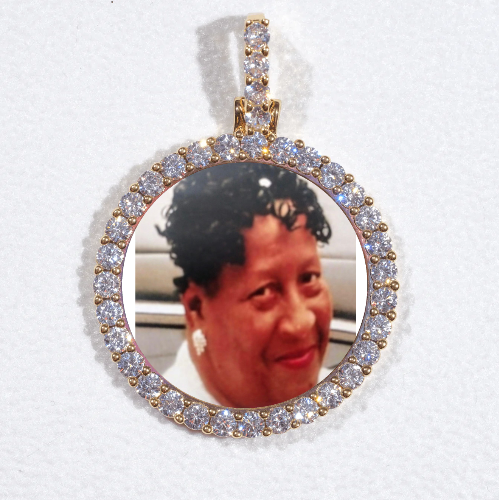3D CIRCLE CUSTOM PICTURE PENDANT SMALL SIZE