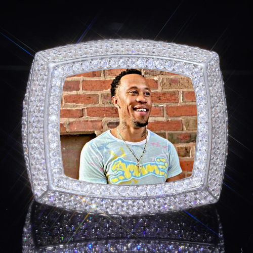 3D CUSTOM PICTURE ICED RING