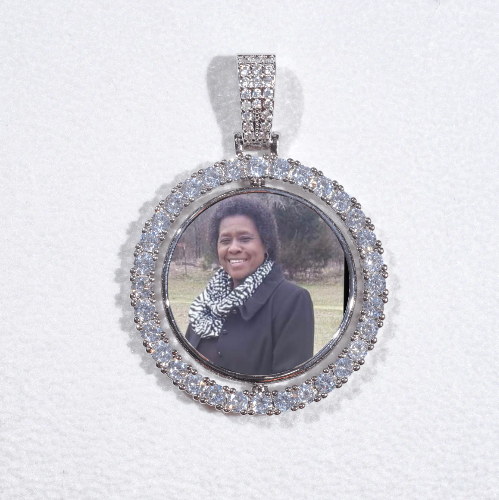 3D Spinning 2-Faced Custom Picture Pendant