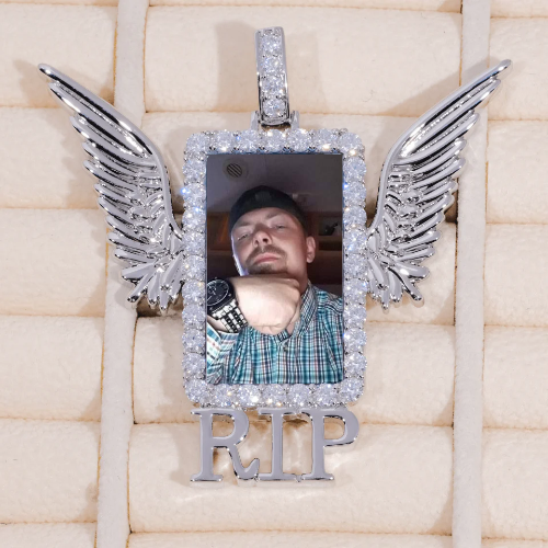 RIP WING 3D CUSTOM PICTURE PENDANT