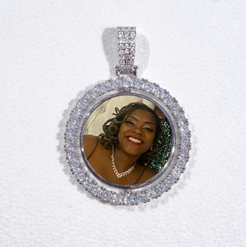 3D Spinning 2-Faced Custom Picture Pendant