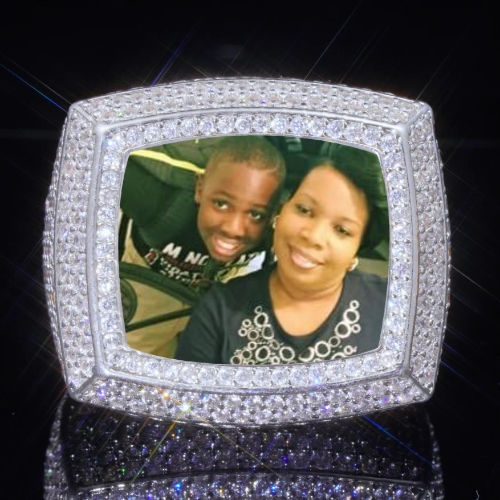 3D CUSTOM PICTURE ICED RING