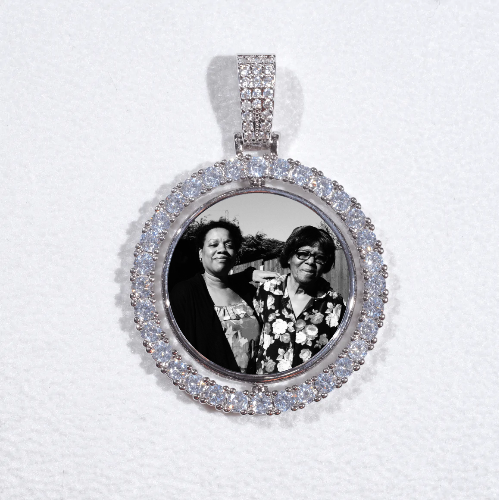 3D Spinning 2-Faced Custom Picture Pendant