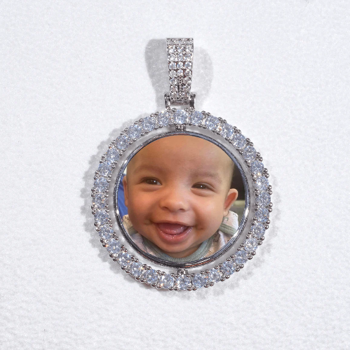 3D Spinning 2-Faced Custom Picture Pendant