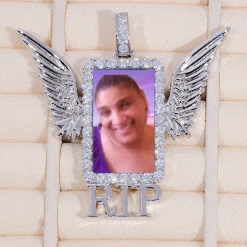 RIP WING 3D CUSTOM PICTURE PENDANT